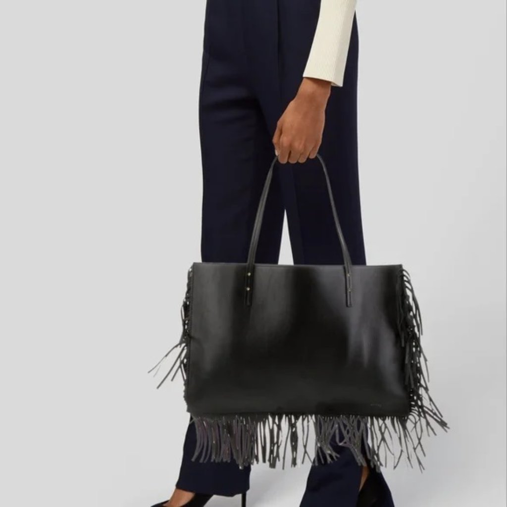 Maiyet Fringe Large Leather Tote Bag